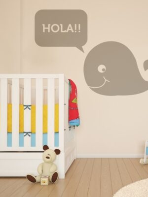 4817.jpg Vinilo infantil ballena texto personalizable