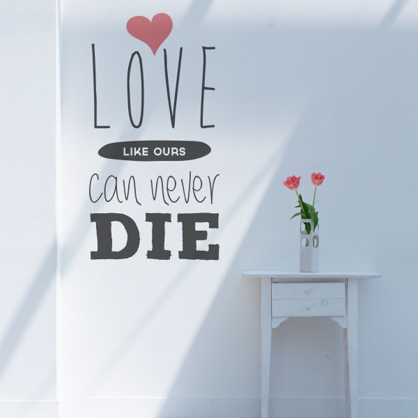 Vinilo decorativo love like