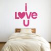 Vinilo decorativo i love you III