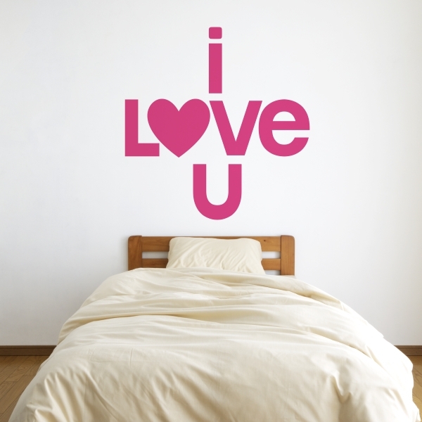 Vinilo decorativo i love you III