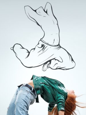 Vinilo decortivo bailarín urbano