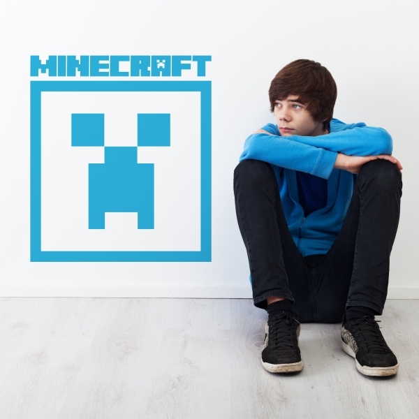4851.jpg Vinilo decorativo Minecraft II