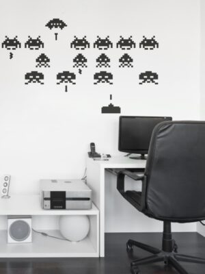 4873.jpg Vinilo decorativo Space Invaders