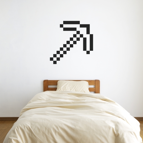 Vinilo decorativo pico Minecraft