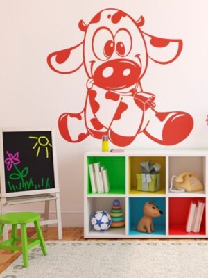 4917.jpg Vinilo infantil vaquita risueña