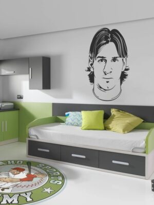 4933.jpg Vinilo decorativo Leo Messi II