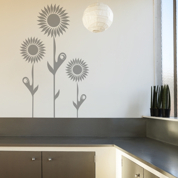 Vinilo decorativo girasoles