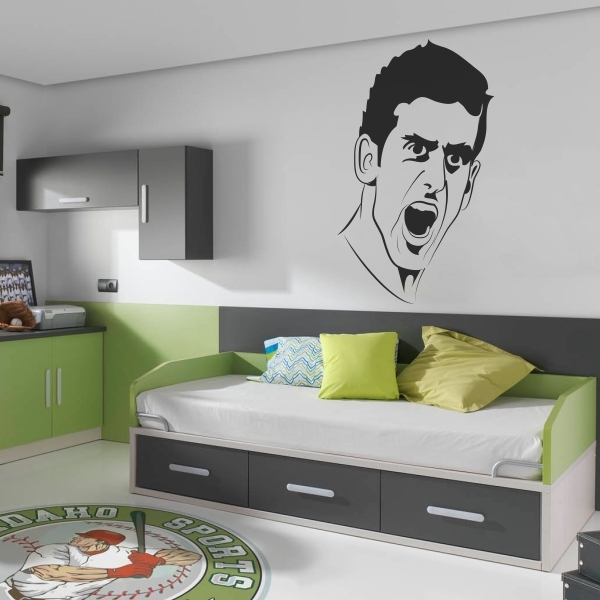 Vinilo decorativo Novak Djokovic