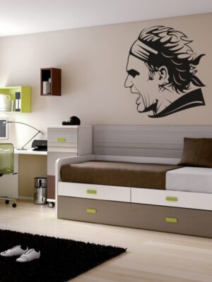 4969.jpg Vinilo decorativo Roger Federer