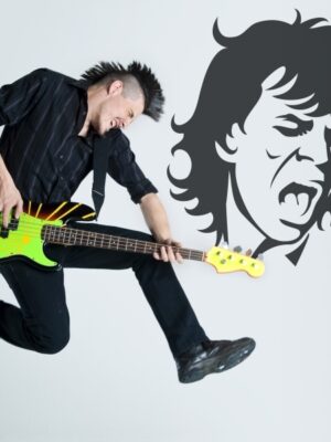 Vinilo decorativo Mick Jagger