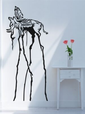 Vinilo decorativo La tentación de San Antonio de Salvador Dalí