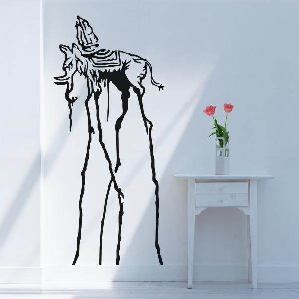 Vinilo decorativo La tentación de San Antonio de Salvador Dalí