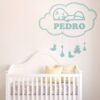 Vinilo infantil bebe personalizable