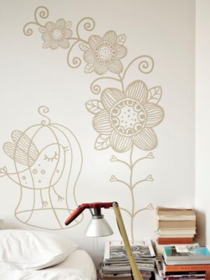 Vinilo decorativo  cage bird