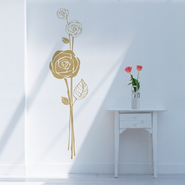 Vinilo decorativo rose III