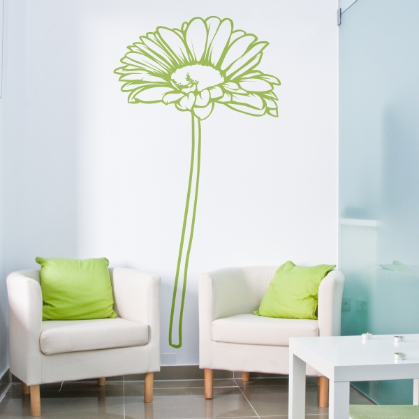 Vinilo decorativo margarita