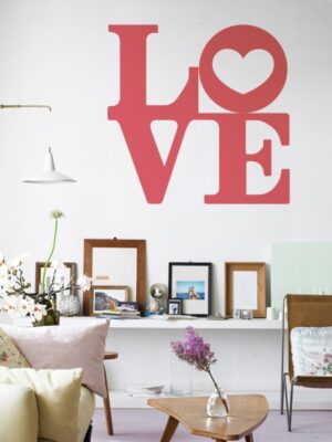 Vinilo decorativo Love II