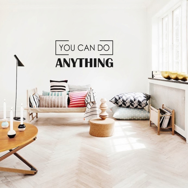 Vinilo decorativo anything