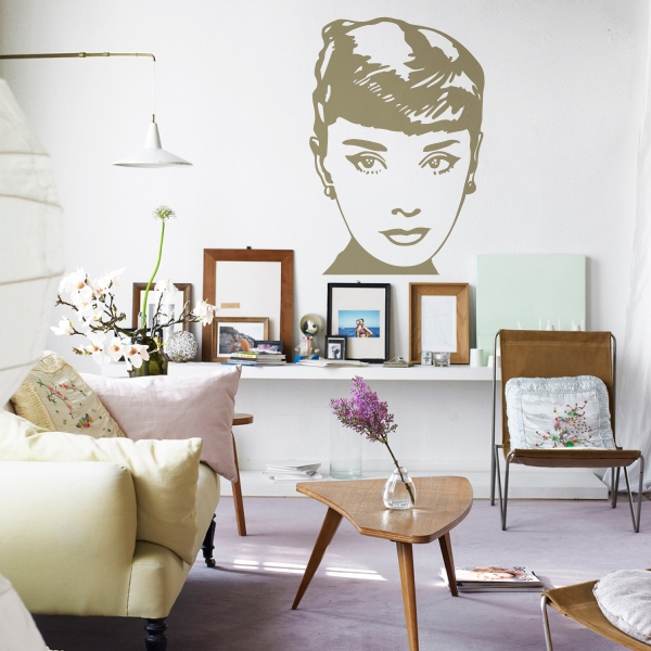 5051.jpg Vinilo decorativo Audrey Hepburn II