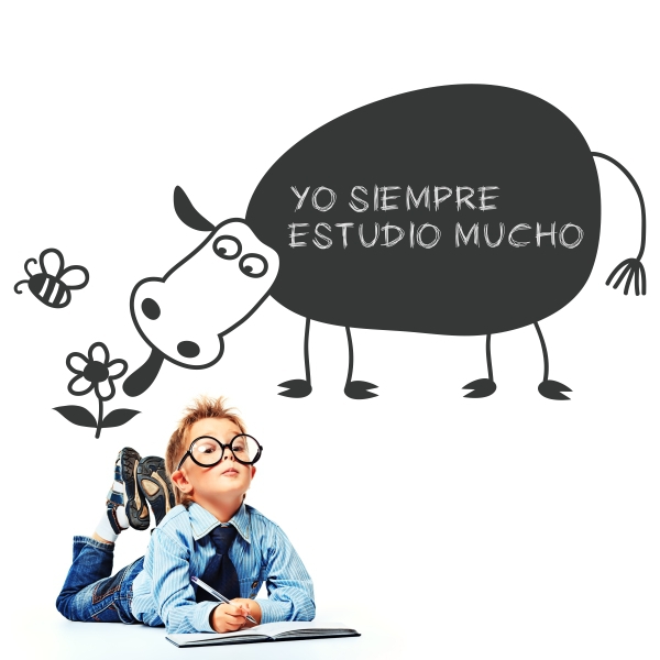 5063.jpg Vinilo pizarra vaca