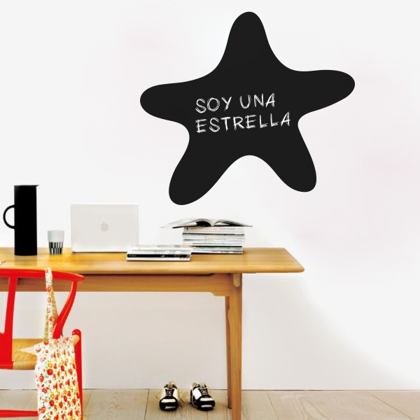 Vinilo pizarra estrella