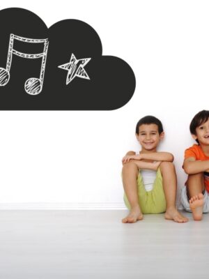 Vinilo pizarra nube