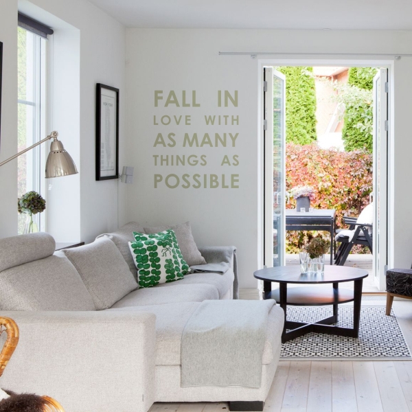 Vinilo decorativo Fall in love