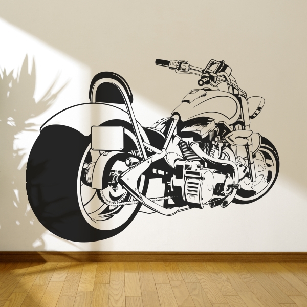 Vinilo decorativo Custom motorbike