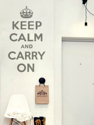 Vinilo decorativo keep calm