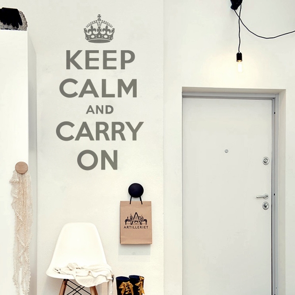 Vinilo decorativo keep calm