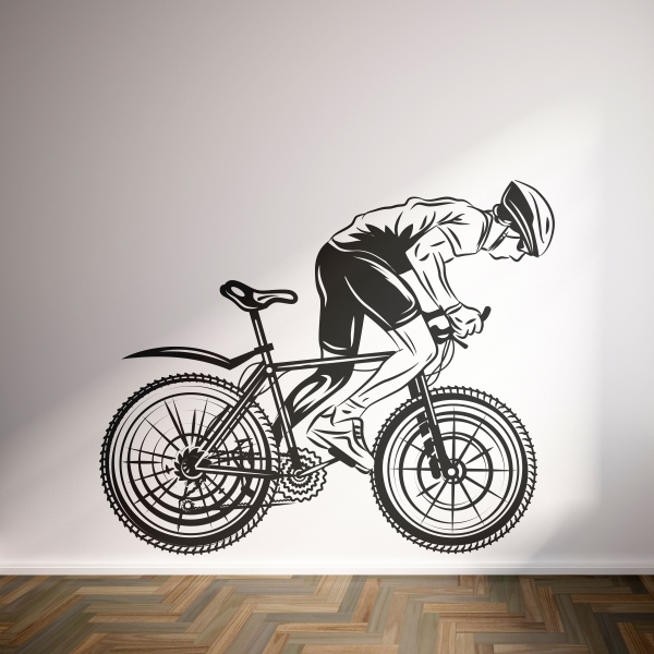 Vinilo decorativo ciclista