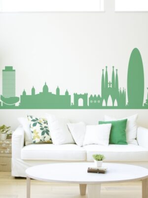 5199.jpg Vinilo decorativo skyline Barcelona III