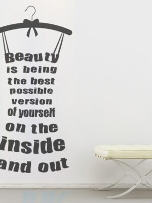 Vinilo decorativo percha estilo II