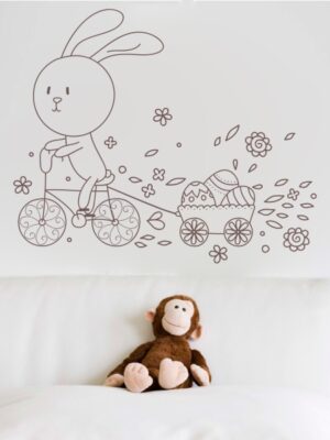 5223.jpg Vinilo infantil conejito