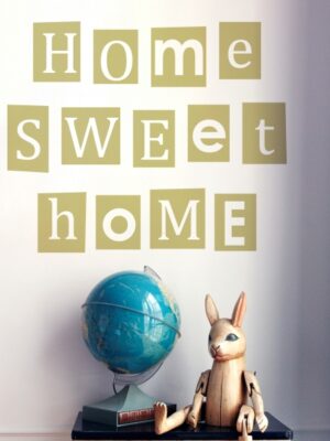 Vinilo decorativo Home sweet home VI