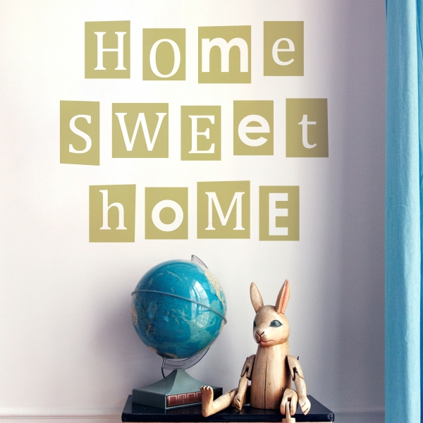 Vinilo decorativo Home sweet home VI