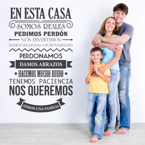 Vinilo decorativo Familia II