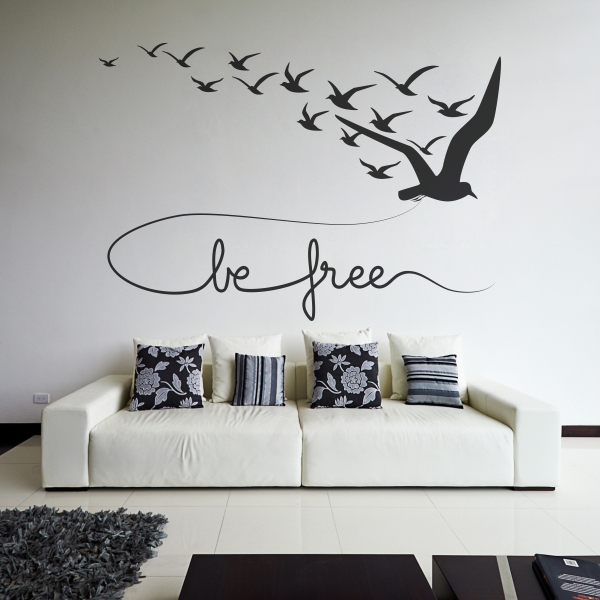 5239.jpg Vinilo decorativo Be free