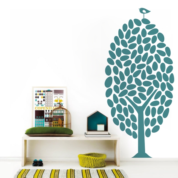 Vinilo decorativo tree bird