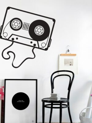 5255.jpg Vinilo decorativo casette
