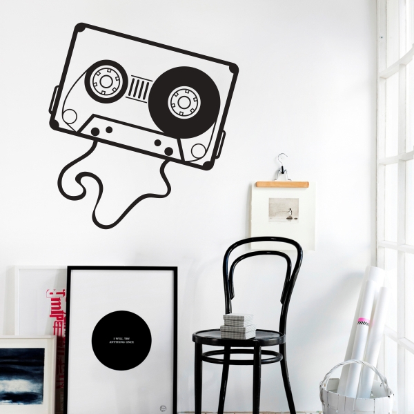Vinilo decorativo casette