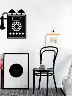 5259.jpg Vinilo decorativo teléfono vintage II