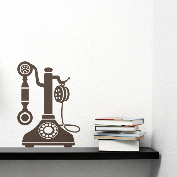 Vinilo decorativo teléfono vintage III