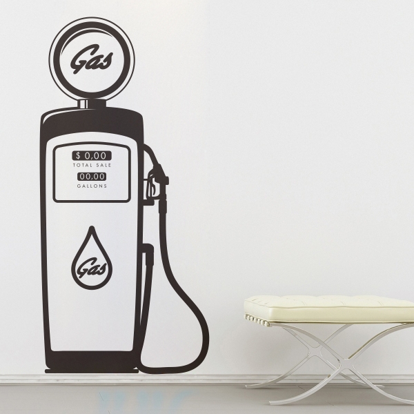 Vinilo decorativo gas station
