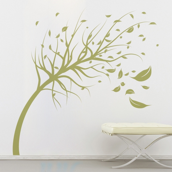 5271.jpg Vinilo decorativo árbol viento