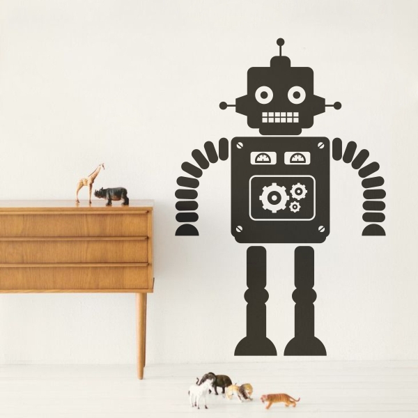 Vinilo decorativo Robot Fredo
