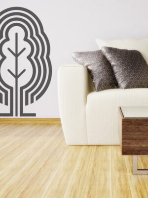 Vinilo decorativo design tree