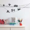Vinilo infantil wire birds