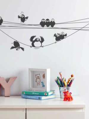 5317.jpg Vinilo infantil wire birds