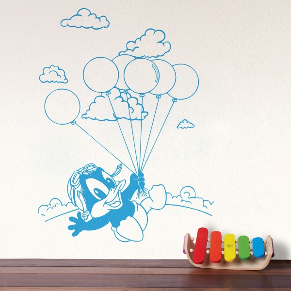 Vinilo infantil baby pato Lucas